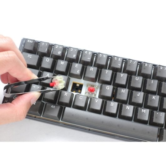 Ducky One 3 MIni Aura Teclado Mecânico Gaming Switch MX Red RGB PBT Preto