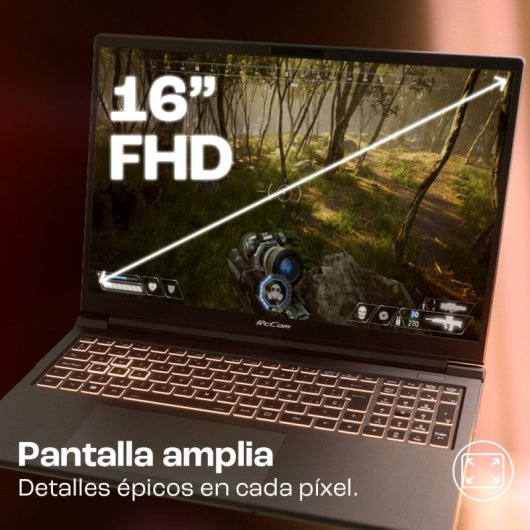 PcCom Legend 4070 Intel Core i9-14900HX/32GB/2TB SSD/RTX 4070/16" + Windows 11 Home Reacondicionado