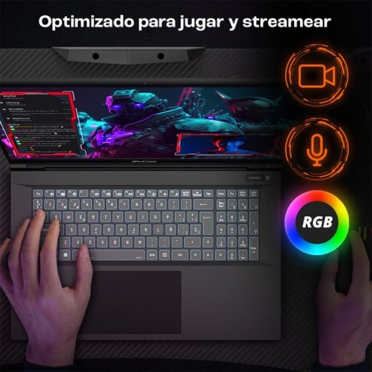 PcCom Legend 4070 Intel Core i9-14900HX/32GB/1TB SSD/RTX 4070/QHD/17.3"