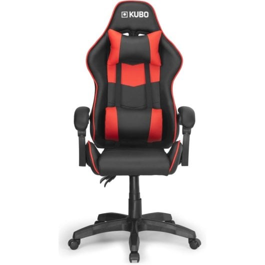 Kubo Cadeira Gaming Ergonómica com Apoio para Cabeça Vermelha/Preta