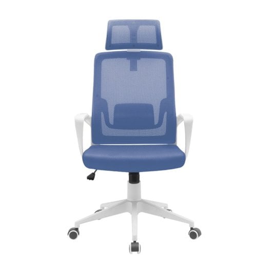 Mars Gaming MGC-ERGOLITE Silla Gaming Ergonómica Malla Transpirable y Soporte Lumbar Acero Azul