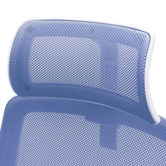 Mars Gaming MGC-ERGOLITE Silla Gaming Ergonómica Malla Transpirable y Soporte Lumbar Acero Azul