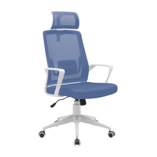 Mars Gaming MGC-ERGOLITE Silla Gaming Ergonómica Malla Transpirable y Soporte Lumbar Acero Azul