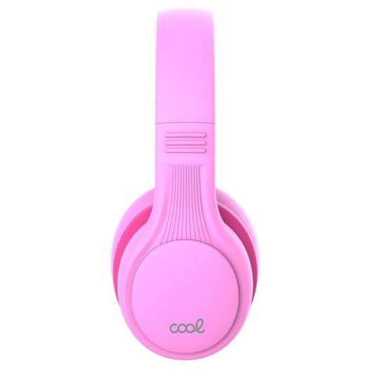 Cuffie Bluetooth per bambini Cool Kids con limitatore di volume rosa