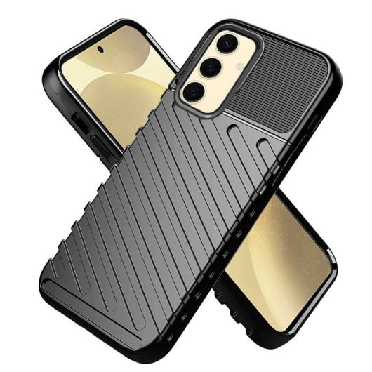 Capa de TPU preta legal Thunder para Samsung Galaxy S24 Plus
