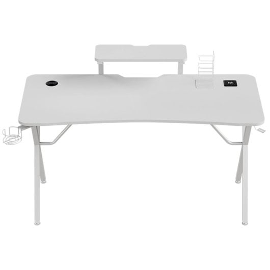 Tempest Haven White Mesa Gaming 120x60cm RGB Blanca