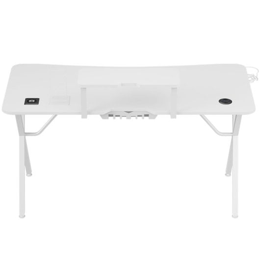 Tempest Haven White Mesa Gaming 120x60cm RGB Blanca