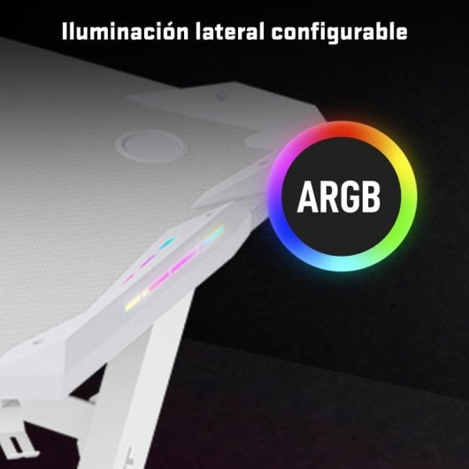 Tempest Safezone White Mesa Gaming 120x66cm RGB Blanca