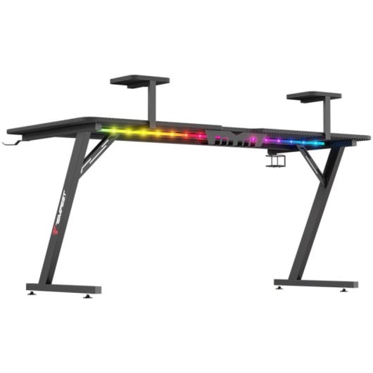 Tempest Sanctuary Mesa Gaming 160x75cm RGB Negra