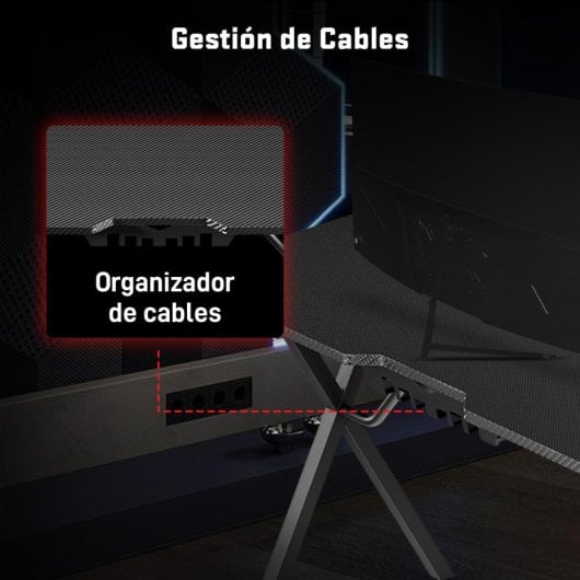 Tempest Shelter Mesa Gaming 120x60cm RGB Negra