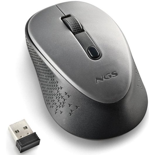 NGS DEW mouse Ambidestro RF Wireless Ottico 1600 DPI Grigio