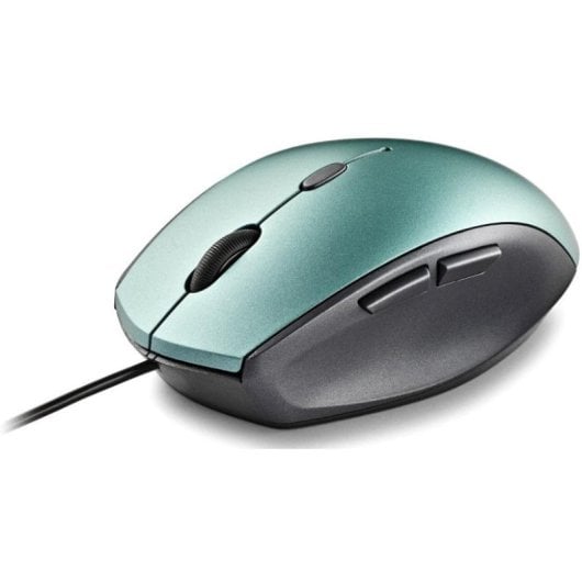 NGS Moth Ice Ratón con Adaptador USB-C 1600 DCPI Azul