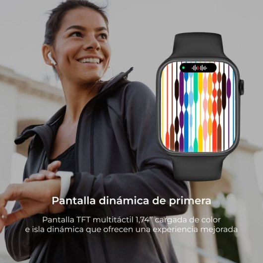 Ksix Urban 4 Mini Reloj Smartwatch 1.74" Negro