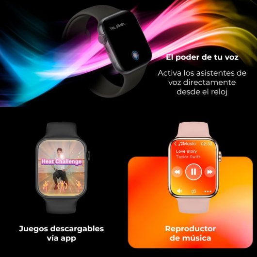 Ksix Urban 4 Mini Reloj Smartwatch 1.74" Negro