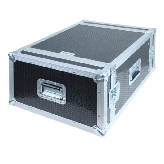 Kimex Flight Case Rack 19" Maleta con Doble Puerta 6U