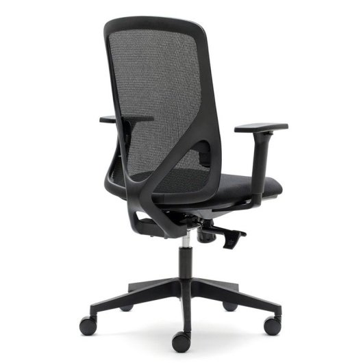Chaise de bureau ergonomique noire Euromof Lyon