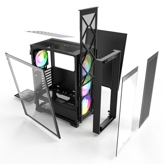 Montech AIR 1000 PREMIUM Midi Tower Nero