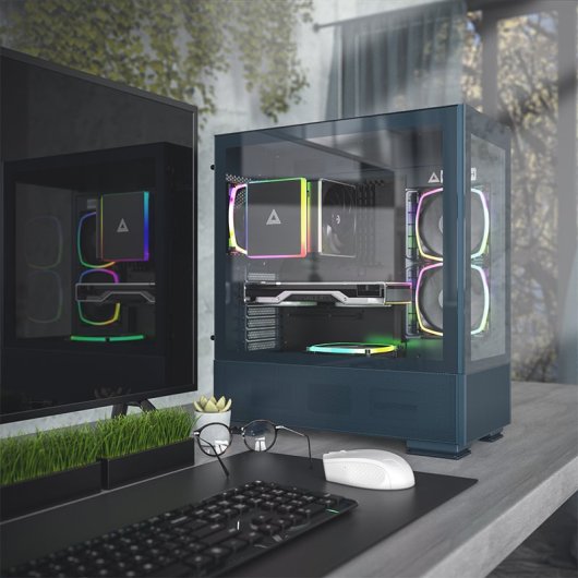 Montech SKY TWO Midi Tower Bleu