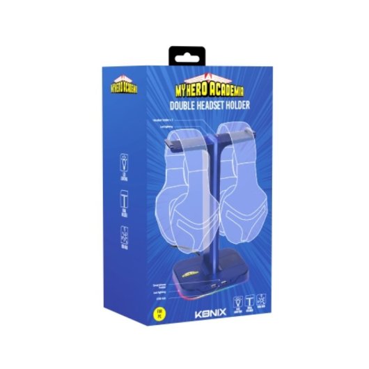 Konix My Hero Academia Soporte para Auriculares Doble con ...