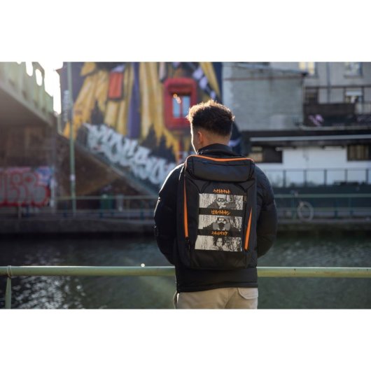 Konix Naruto Mochila para Portátiles Hasta 17" Negra