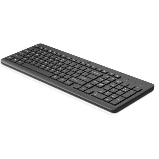 Teclado HP 225 inalámbrico de membrana completo con teclado numérico y layout portugués