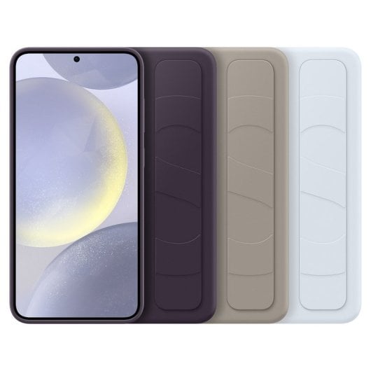 Samsung Standing Grip Case Funda con Soporte Violeta Oscuro para Galaxy S24 Plus