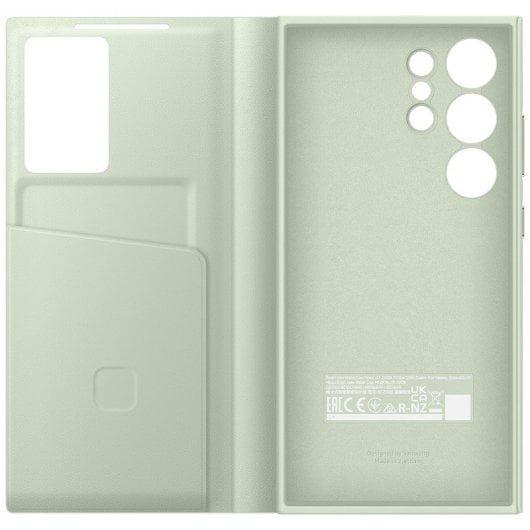Samsung Funda con Tapa Inteligente Verde Claro para Galaxy S24 Ultra