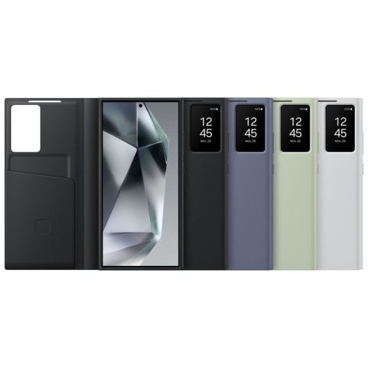 Samsung Funda con Tapa Inteligente Verde Claro para Galaxy S24 Ultra