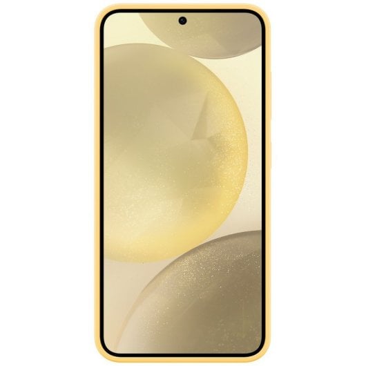Samsung Funda de Silicona Amarilla para Galaxy S24
