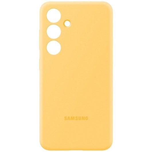 Samsung Funda de Silicona Amarilla para Galaxy S24