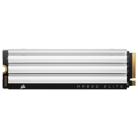 Corsair MP600 ELITE SSD PCIe Gen4 x4 NVMe M.2 da 1 TB per PS5 con dissipatore di calore bianco