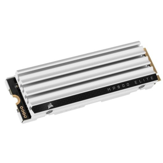 Corsair MP600 ELITE SSD PCIe Gen4 x4 NVMe M.2 da 1 TB per PS5 con dissipatore di calore bianco