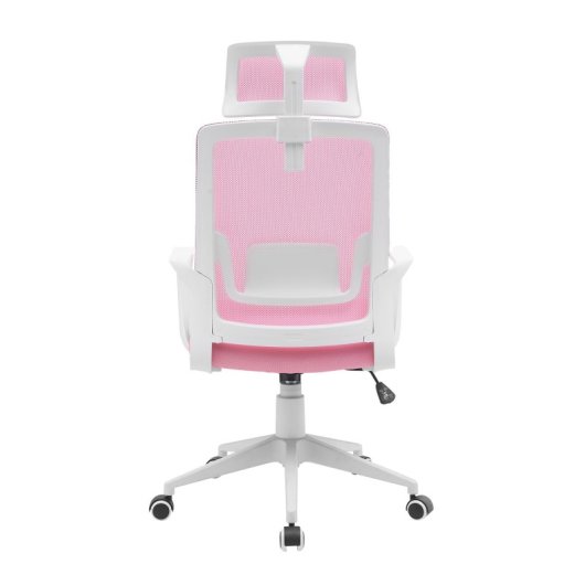 Mars Gaming MGC-ERGOLITE Silla Gaming Ergonómica Malla Transpirable y Soporte Lumbar Acero Rosa