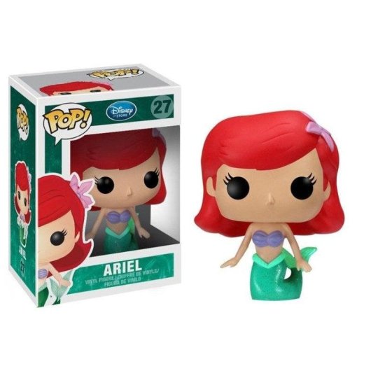 Figurine de collection Funko Pop Disney Ariel vinyle multicolore 3,75 pouces