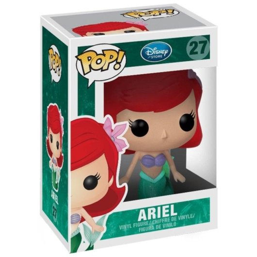 Figurine de collection Funko Pop Disney Ariel vinyle multicolore 3,75 pouces