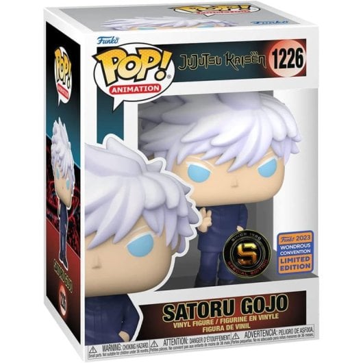 Funko Pop Jujutsu Kaisen Satoru Gojo Desenmascarado