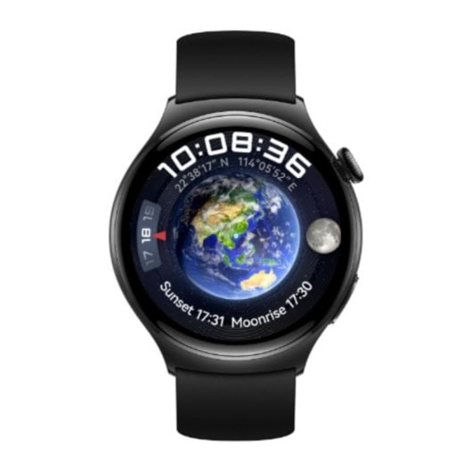 Huawei Watch 4 eSIM Bluetooth GPS NFC 46mm AMOLED Acier Noir Étanche 5ATM IP6X Pulsomètre