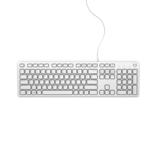 DELL KB216 tastiera USB QWERTY Portoghese Bianco