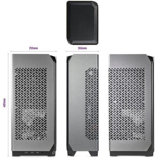 Cooler Master NCORE 100 MAX Small Form Factor (SFF) Grigio 850 W