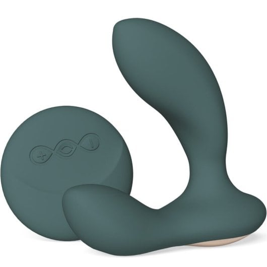 Masseur de prostate à distance Lelo Hugo 2 avec télécommande verte