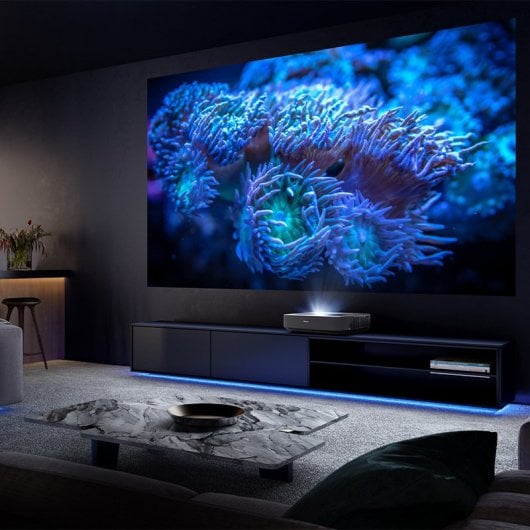 Hisense PL1HE Projetor Ultra Curto ANSI DLP 2160p UHD 4K 2100 Lúmenes Preto