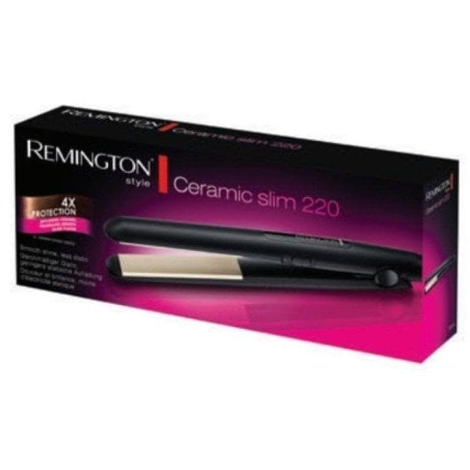 Keramik-Glätteisen Remington S1510 220ºC 2 Temperaturstufen Schmale Platten Schwarz