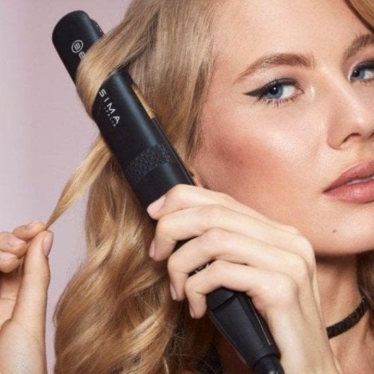 Bellissima Creativity Haarglätter, Keramikplatten, 1,8 m Drehkabel, Schwarz/Rosa