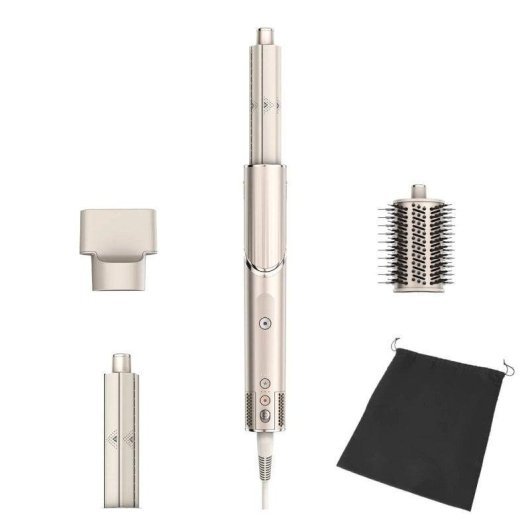 Secador Modelador de Cabelo Shark HD424SLEU 1400W Coanda 3 Temperaturas 4 Acessórios Champagne