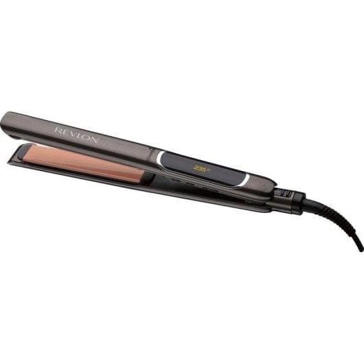 Piastra per Capelli Ceramica Revlon Pro Collection Salon Straight XL RVST2175E 235ºC 30 Impostazioni Piastre larghe Spegnimento automatico Display Nero