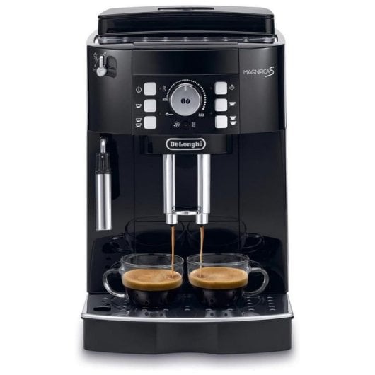 Machine à café super automatique DeLonghi Magnifica S ECAM21.110.B avec moulin à café 15 bars, noir
