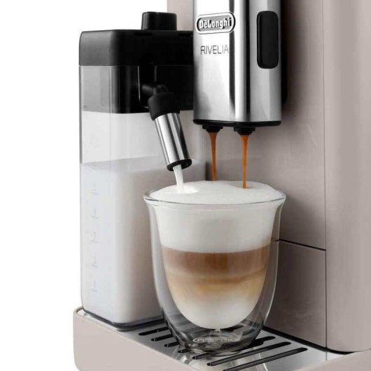 Caffettiera Superautomatica DeLonghi Rivelia 1,4L 19 bar con montalatte touchscreen