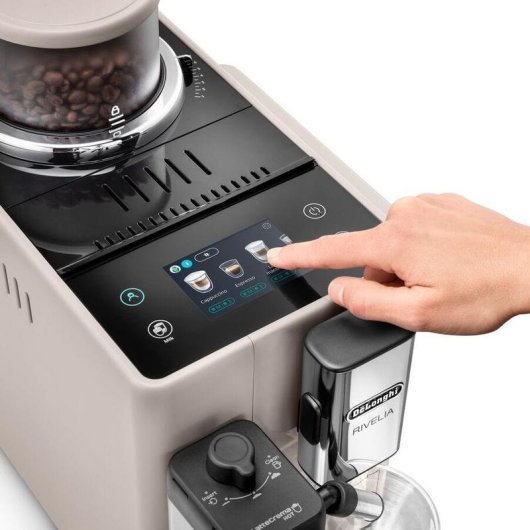 Caffettiera Superautomatica DeLonghi Rivelia 1,4L 19 bar con montalatte touchscreen
