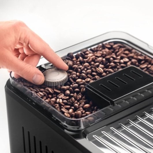 DeLonghi Eletta Explore ECAM450.65.G Máquina de Café Automática com Moinho 19 Bar Cinzenta Escura