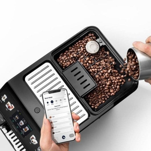DeLonghi Eletta Explore ECAM450.65.G Máquina de Café Automática com Moinho 19 Bar Cinzenta Escura